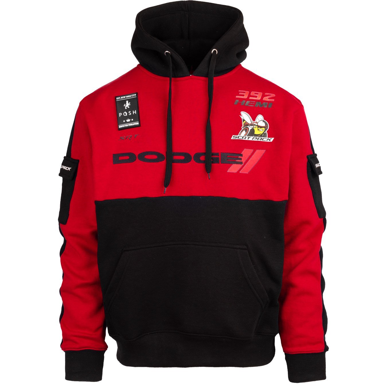 Dodge Scatpack cotton hoodie Red Black UPSCALE FOREVER