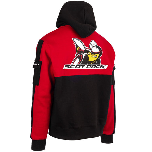 Dodge Scatpack cotton hoodie - Red & Black